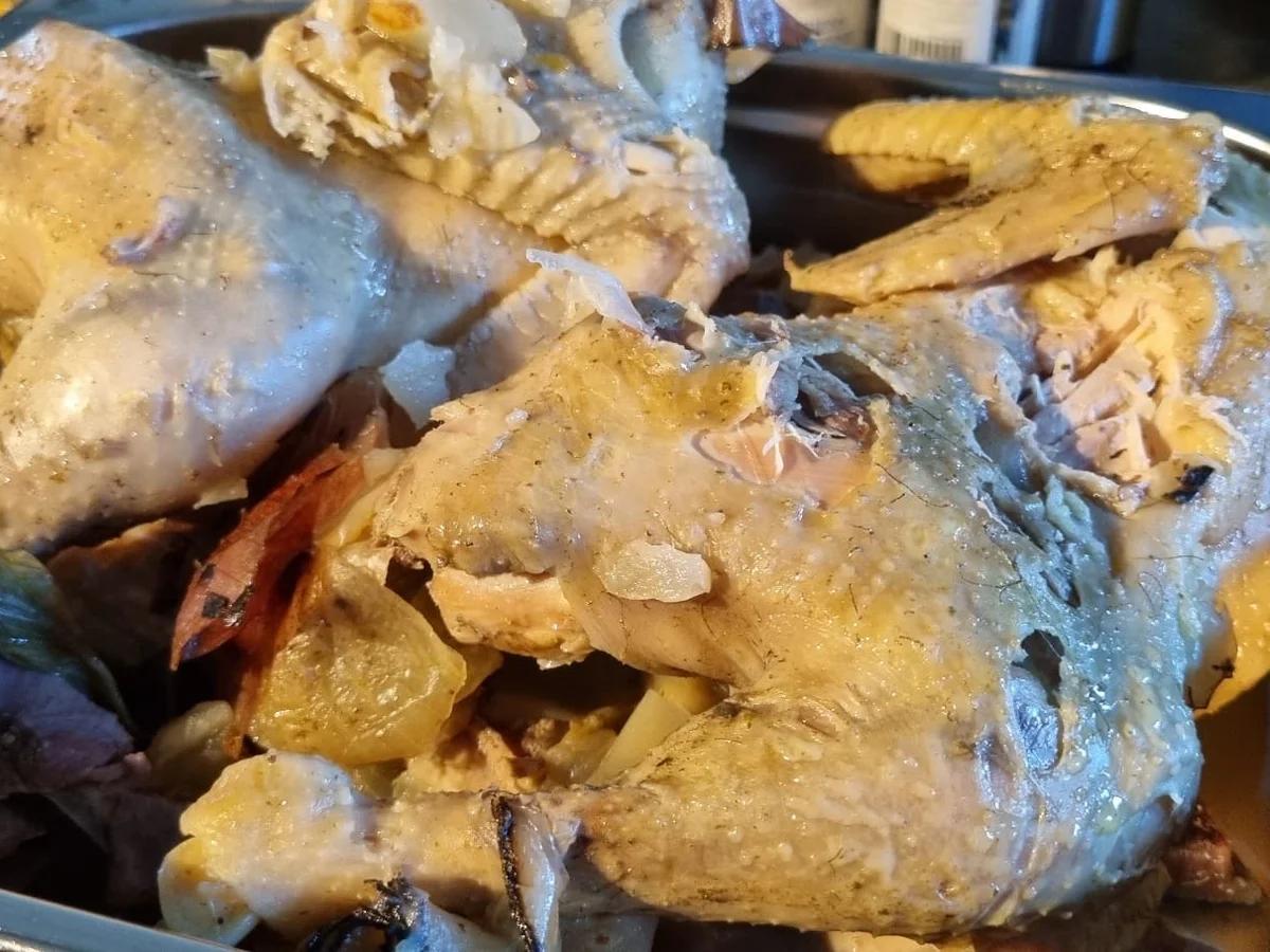 Hühnersuppe mit Rinder Beinscheibe - Rezept - Bild Nr. 15503