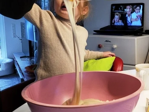 Aalaf !!! Heute POPKORN KUCHEN von KID`s handgerührt ohne backen - Rezept - Bild Nr. 15509