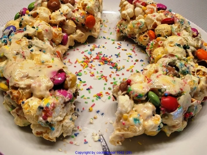 Aalaf !!! Heute POPKORN KUCHEN von KID`s handgerührt ohne backen - Rezept - Bild Nr. 15522