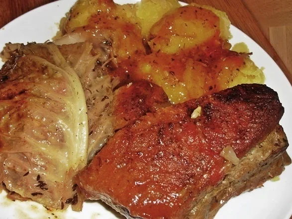 Dicke Rippen aus dem Ofen mit geschmortem Wirsing - Rezept - Bild Nr. 2