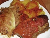 Rezept: Dicke Rippen aus dem Ofen mit geschmortem Wirsing Bild Nr. 2 Dicke Rippen aus dem Ofen mit geschmortem Wirsing - Rezept - Bild Nr. 2