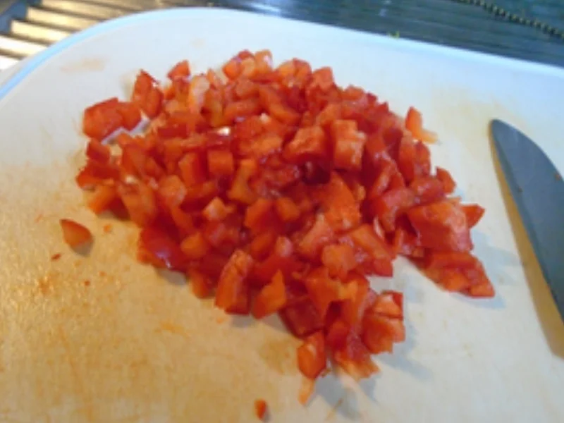 Paprika-Spinat-Gemüse mit Spiegelei und Kümmel-Drillingen - Rezept - Bild Nr. 6