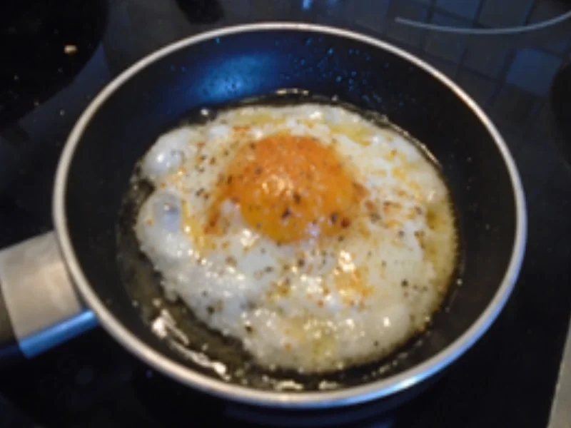 Paprika-Spinat-Gemüse mit Spiegelei und Kümmel-Drillingen - Rezept - Bild Nr. 15