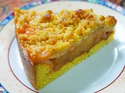 Saftiger Birnenkuchen mit Mangopudding und Streusel - Rezept - Bild Nr. 2
