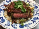 Steakstreifen auf süß-saurem Wok-Gemüse - Rezept - Bild Nr. 15537