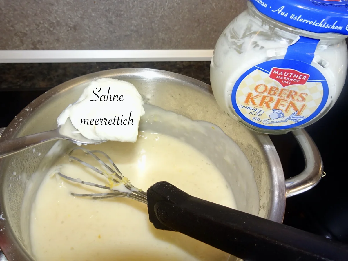 Pochiertes Welsfilet in Meerrettich - Sahnesauce - Rezept - Bild Nr. 15561