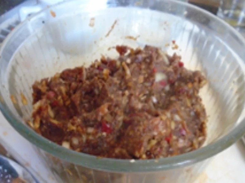 Schweinefleischbällchen mit Wok-Gemüse und gelben Basmatireis - Rezept - Bild Nr. 5