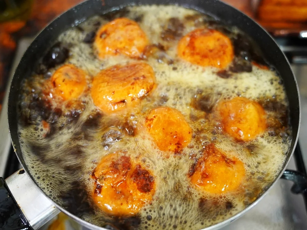 Rezept: Gefüllte Auberginen im Teigmantel – Jiao Zan Qie Bing Bild Nr. 15554 Gefüllte Auberginen im Teigmantel – Jiao Zan Qie Bing - Rezept - Bild Nr. 15554