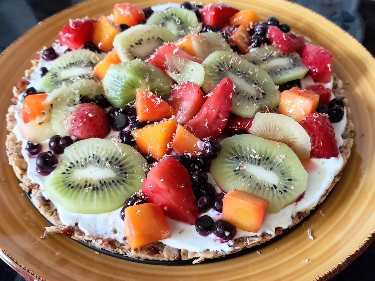 Gesunde Pizza zum Frühstück - Rezept - Bild Nr. 15571