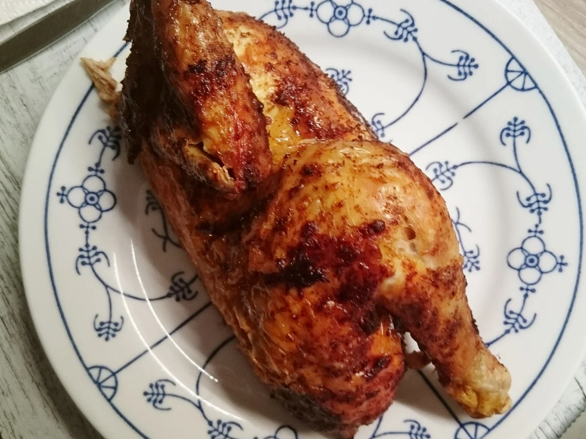 Ganzes Hähnchen aus der Heißluftfritteuse - Rezept - Bild Nr. 15558