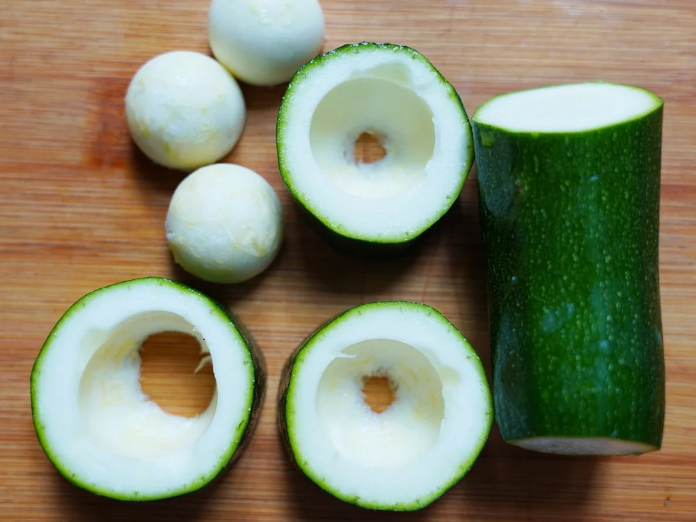 Pikant-knusprige, gefüllte Zucchini - Rezept - Bild Nr. 15558