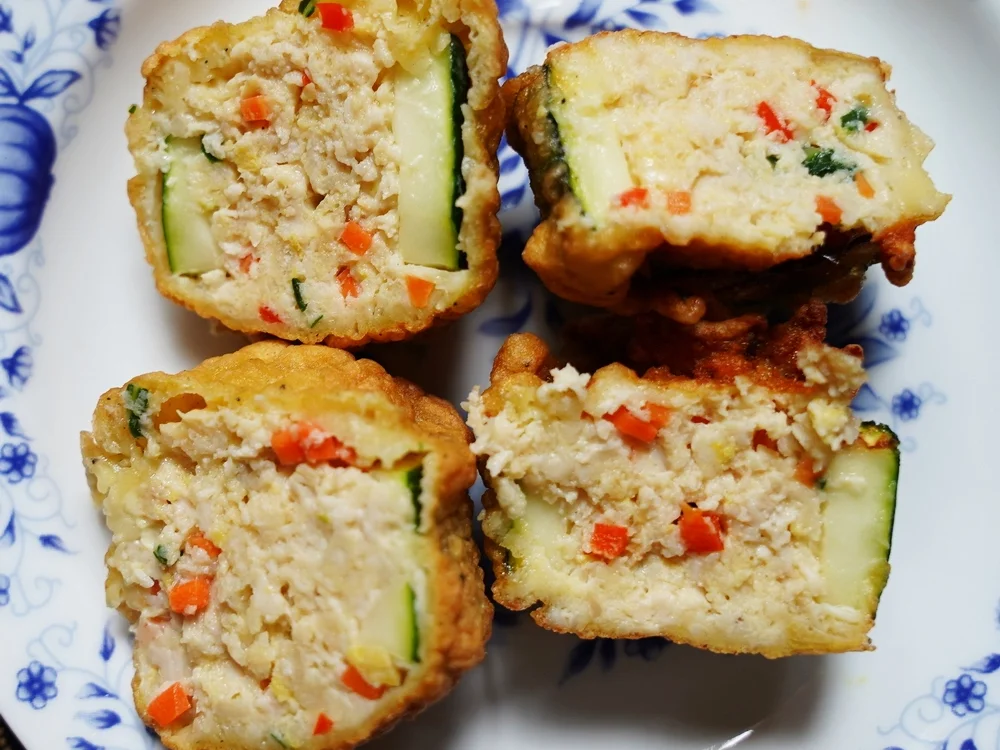 Pikant-knusprige, gefüllte Zucchini - Rezept - Bild Nr. 15561