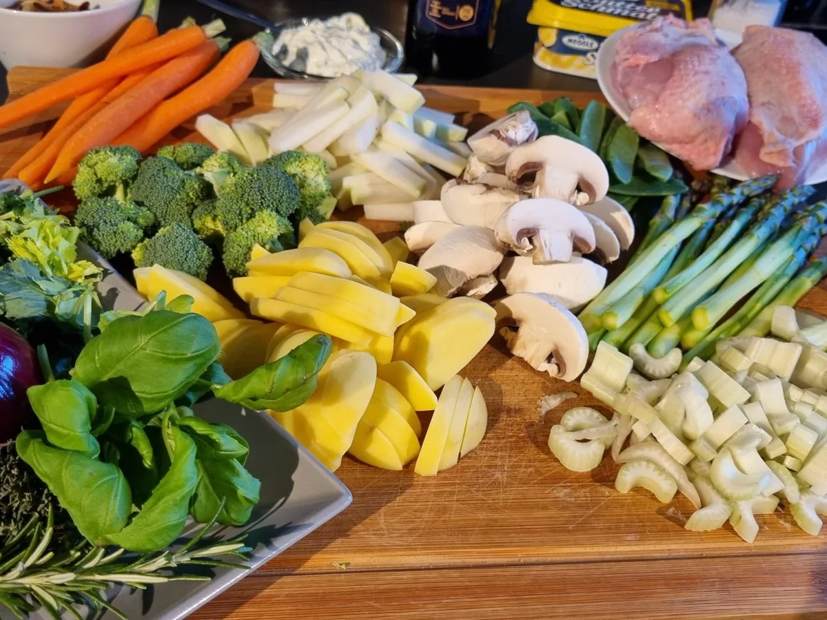 Poulardenbrust mit Frühlingsgemüse - Rezept - Bild Nr. 15566