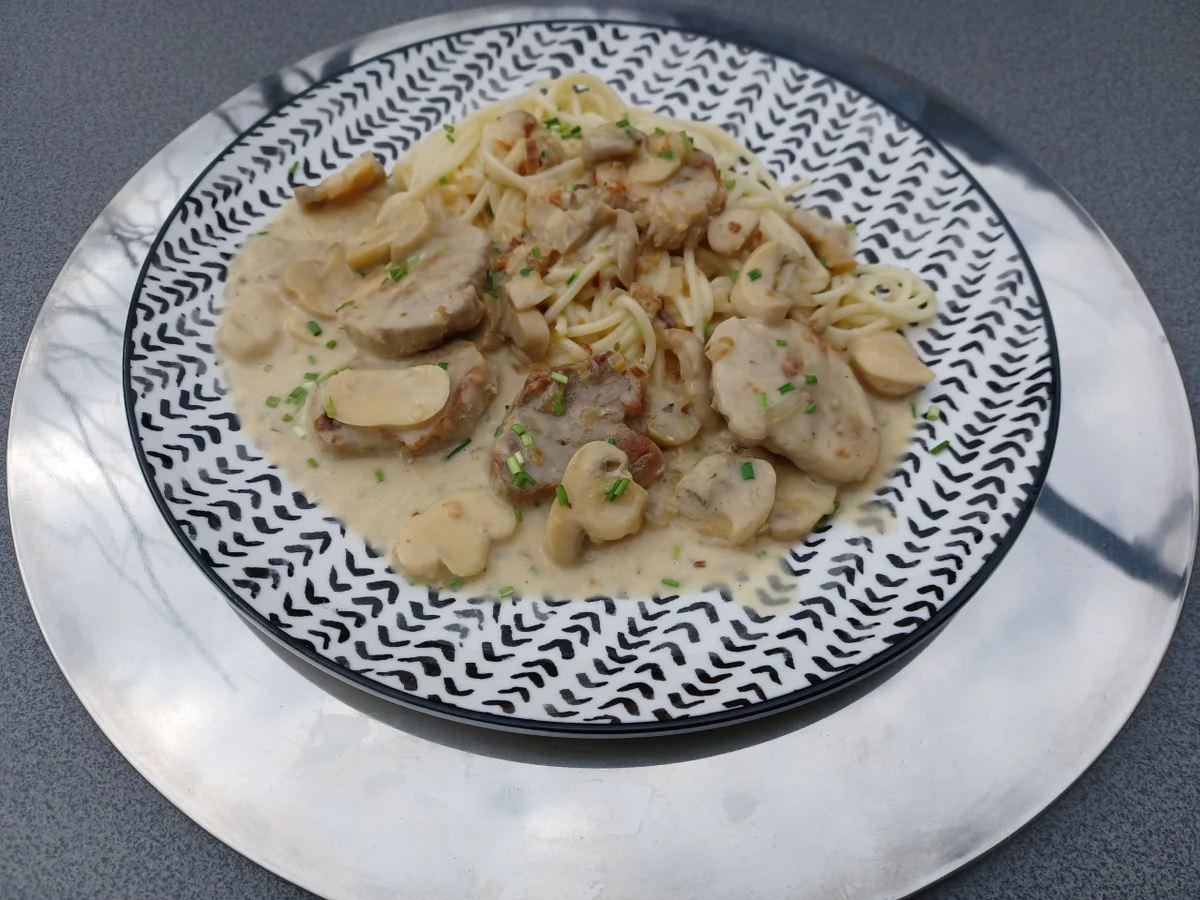 Rezept: Schweinefilet in Sahnesoße Bild Nr. 15558 Schweinefilet in Sahnesoße - Rezept - Bild Nr. 15558