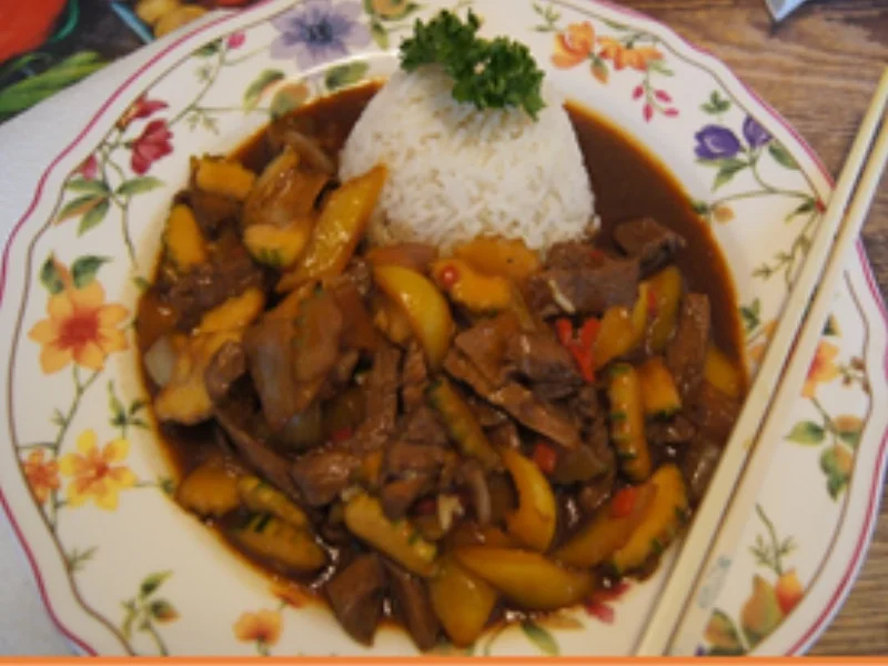 Putenfleisch-Gemüse-Wok mit Basmatireis - Rezept - Bild Nr. 2