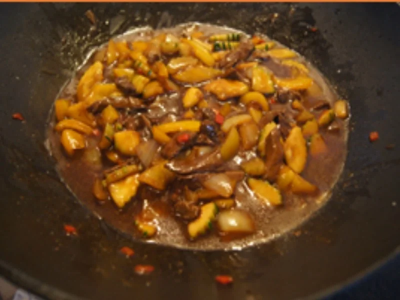 Putenfleisch-Gemüse-Wok mit Basmatireis - Rezept - Bild Nr. 17