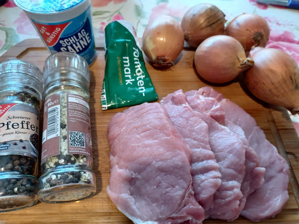 Zwiebel - Sahne - Schnitzel - Rezept - Bild Nr. 15562