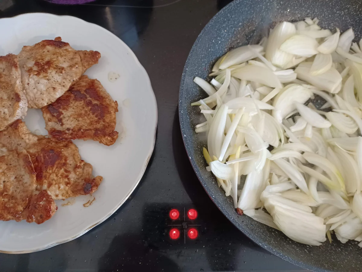 Zwiebel - Sahne - Schnitzel - Rezept - Bild Nr. 15564