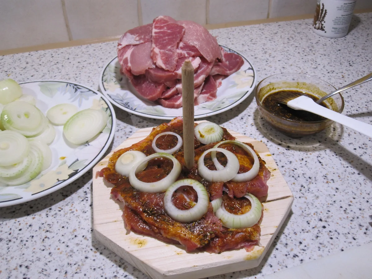 Gyros vom Holzspieß aus dem Backofen - Rezept - Bild Nr. 15577