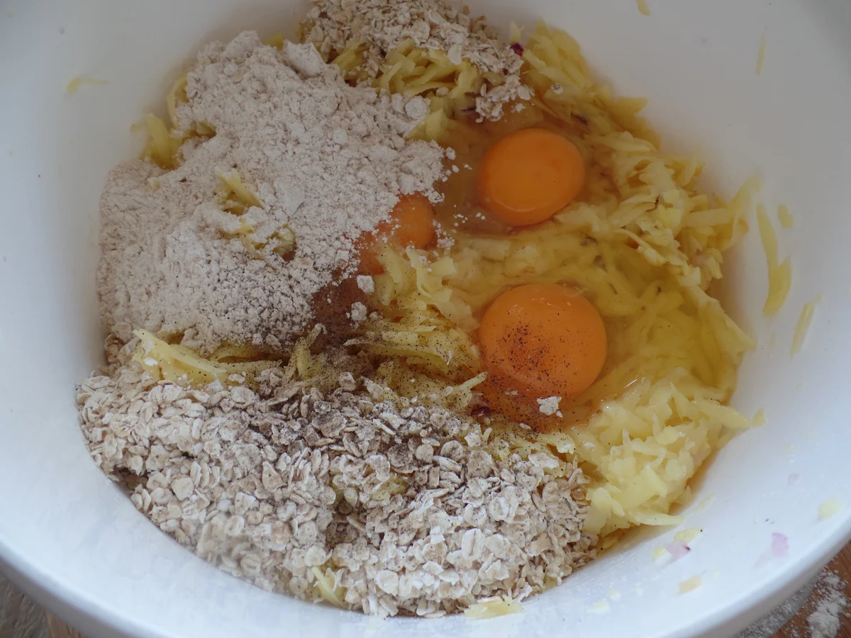 Kartoffelpuffer im Sandwichmaker mit Apfel-Vanille-Kompott - Rezept - Bild Nr. 15593