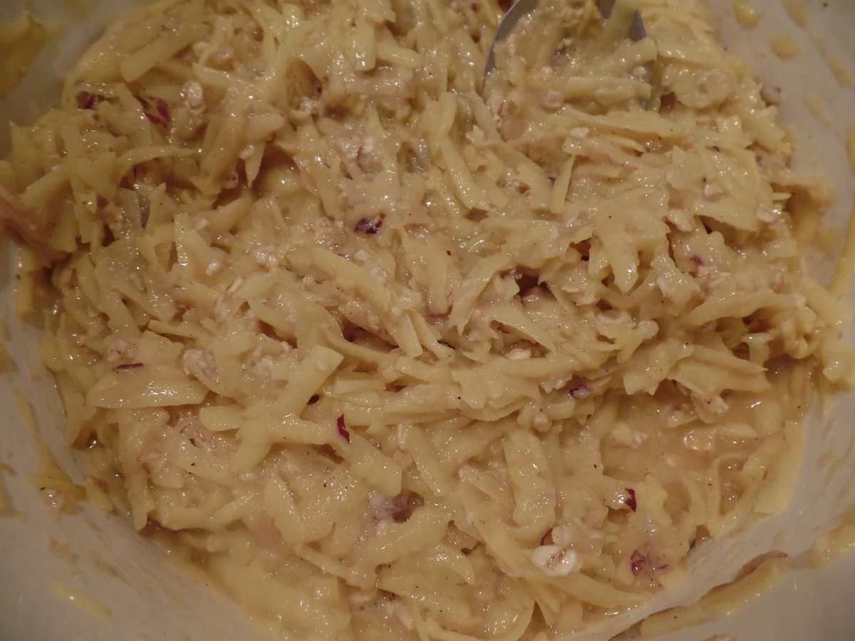 Kartoffelpuffer im Sandwichmaker mit Apfel-Vanille-Kompott - Rezept - Bild Nr. 15594