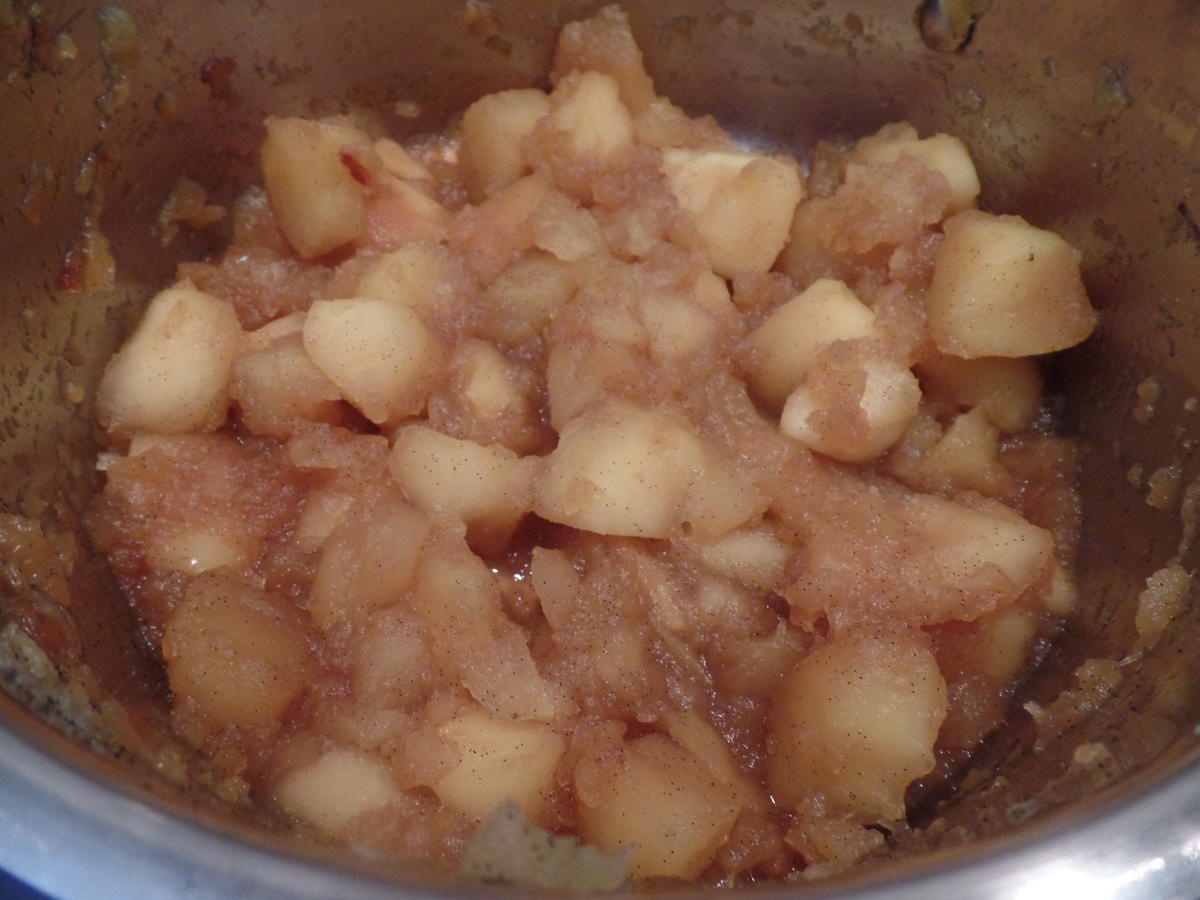 Kartoffelpuffer im Sandwichmaker mit Apfel-Vanille-Kompott - Rezept - Bild Nr. 15598
