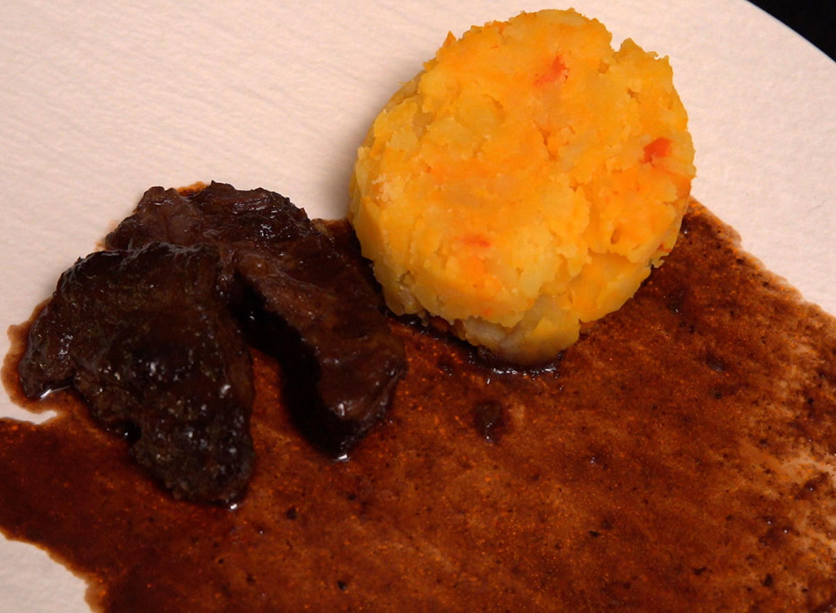 Brasato von der Ochsenbacke mit Kartoffel-Kübisstampf - Rezept - Bild Nr. 2