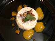 Panna Cotta mit Mangopüree und kandierten Orangenfilets - Rezept - Bild Nr. 2