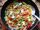 Bohnengemüse mit Schafskäse - Rezept - Bild Nr. 2