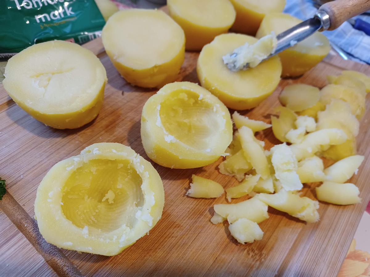 Ofenkartoffeln mit Hackfleischfüllung - Rezept - Bild Nr. 15596