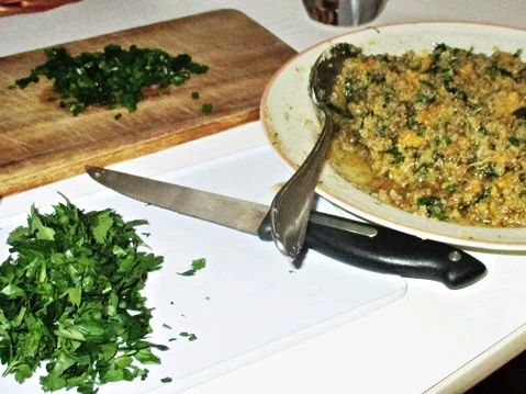 Seelachs-Filet mit Kräuterkruste und Speckböhnchen - zur kochbar Challenge März 2022 - Rezept - Bild Nr. 15600