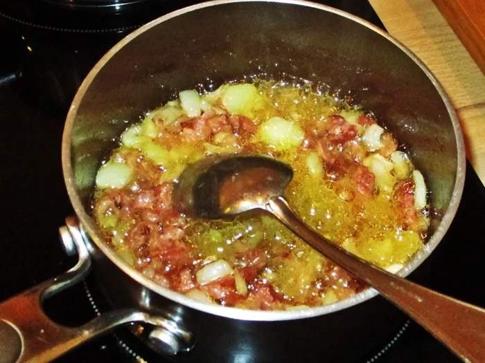 Seelachs-Filet mit Kräuterkruste und Speckböhnchen - zur kochbar Challenge März 2022 - Rezept - Bild Nr. 15602