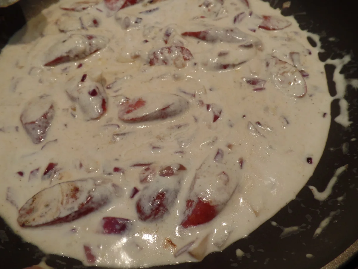 Rezept: Kartoffel-Wirsing-Knacker-Auflauf Bild Nr. 15608 Kartoffel-Wirsing-Knacker-Auflauf - Rezept - Bild Nr. 15608