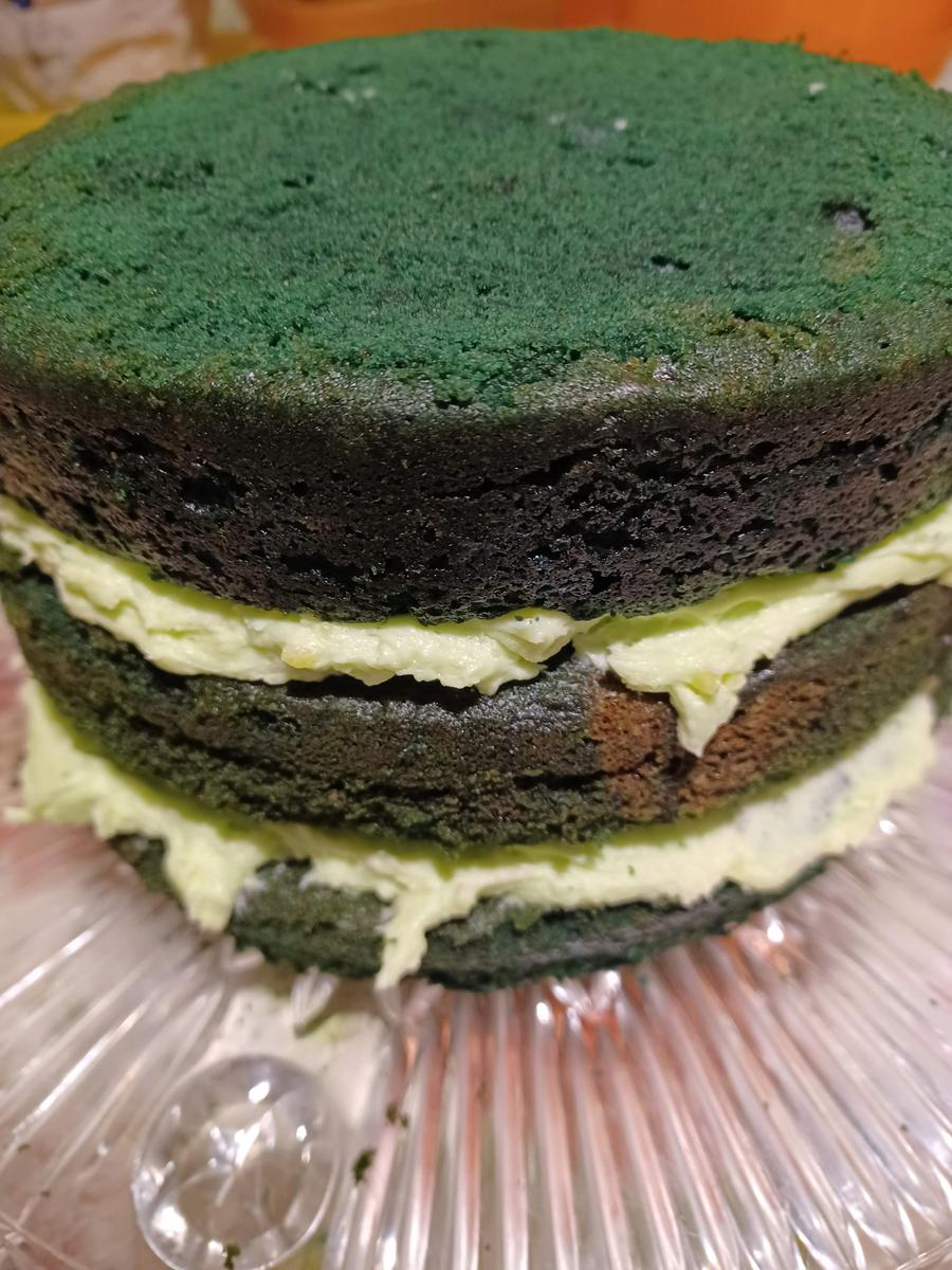 St. Patrick's Day Green Velvet Layer Cake Back Challenge 03.2022 - Rezept - Bild Nr. 15640