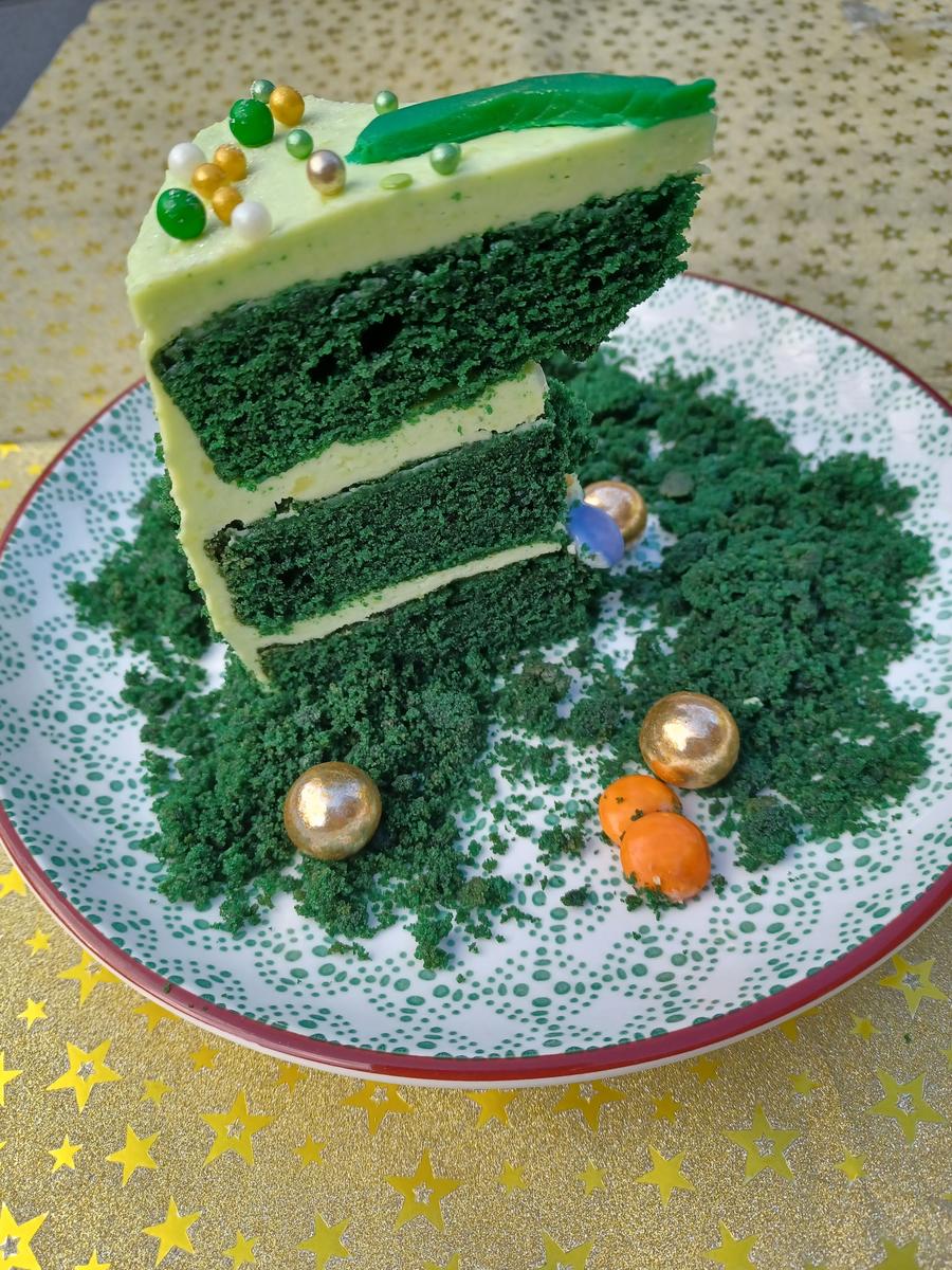 St. Patrick's Day Green Velvet Layer Cake Back Challenge 03.2022 - Rezept - Bild Nr. 15628