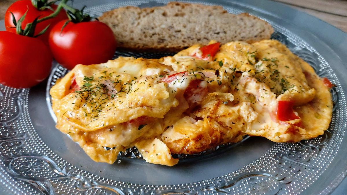 Herzhaftes Omelett - zur kochbar Challenge März 2022 - Rezept - Bild Nr. 2