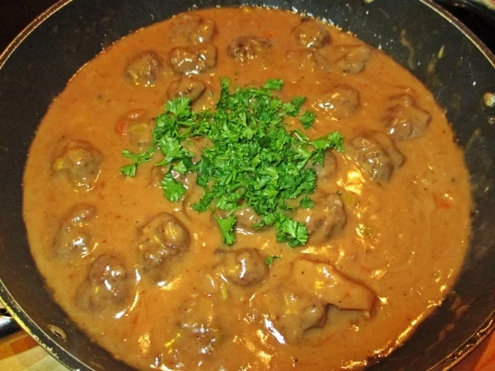 Hackbällchen nach Wildart geschmort - Rezept - Bild Nr. 15629