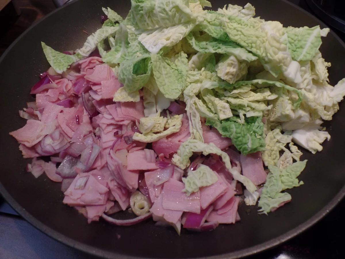 Orecchiette mit Wirsing und Kochschinken - Rezept - Bild Nr. 15632