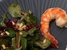 Forellenmousse mit Wildkräutersalat und Black Tiger Garnele - Rezept - Bild Nr. 15629