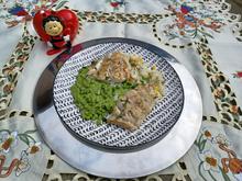 Seelachs auf Erbsenpüree zur kochbar Challenge März 2022 - Rezept - Bild Nr. 15629