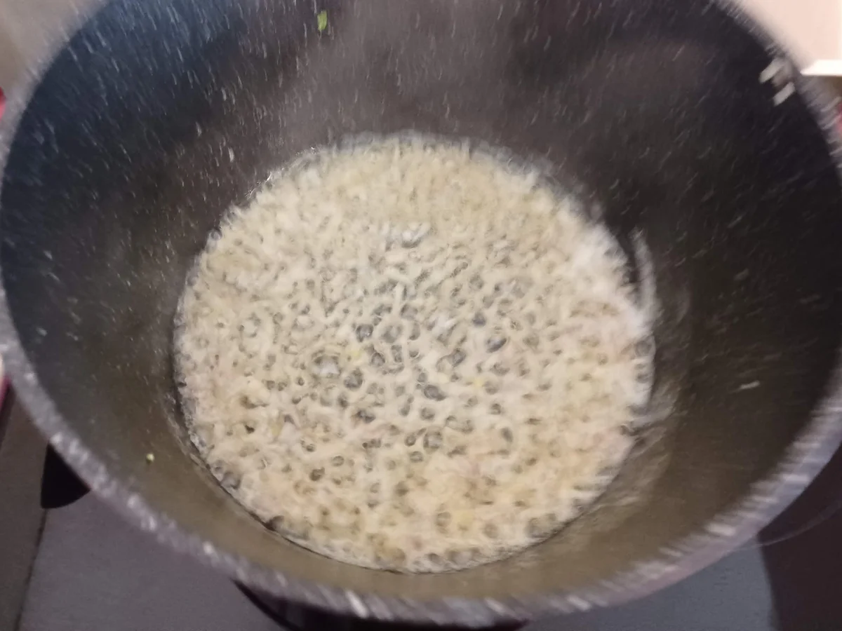 Seelachs auf Erbsenpüree zur kochbar Challenge März 2022 - Rezept - Bild Nr. 15634