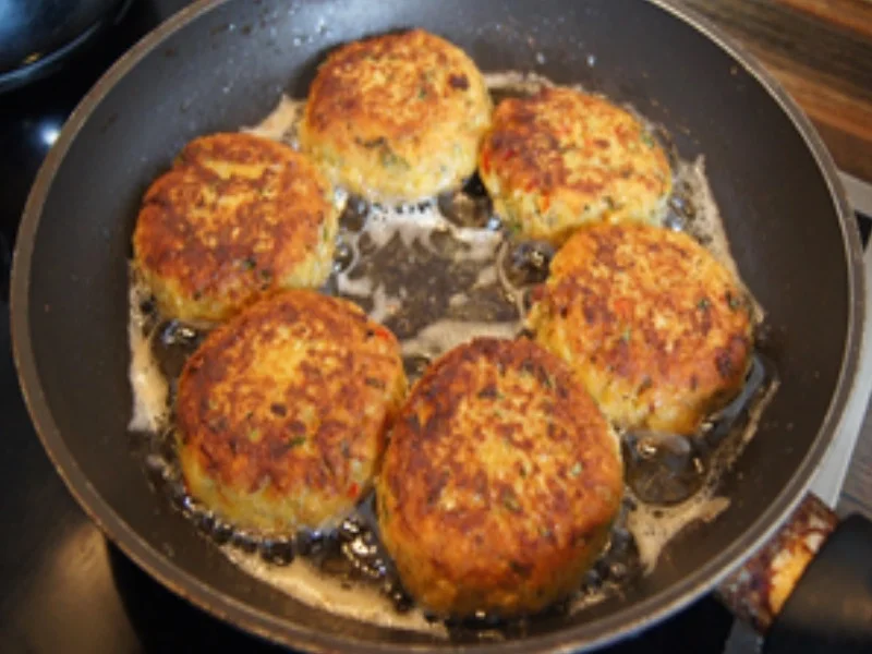 Rezept: Kohlrabi-Buletten mit Rote-Bete-Kartoffel-Stampf Bild Nr. 10 Kohlrabi-Buletten mit Rote-Bete-Kartoffel-Stampf - Rezept - Bild Nr. 10