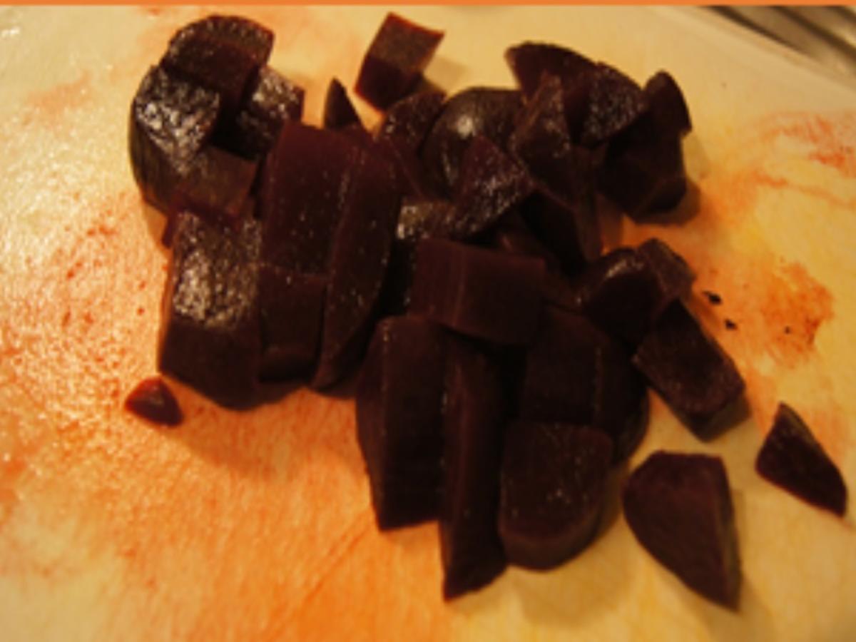 Kohlrabi-Buletten mit Rote-Bete-Kartoffel-Stampf - Rezept - Bild Nr. 12