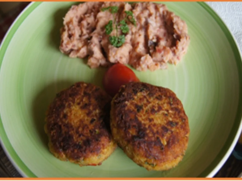 Rezept: Kohlrabi-Buletten mit Rote-Bete-Kartoffel-Stampf Bild Nr. 19 Kohlrabi-Buletten mit Rote-Bete-Kartoffel-Stampf - Rezept - Bild Nr. 19