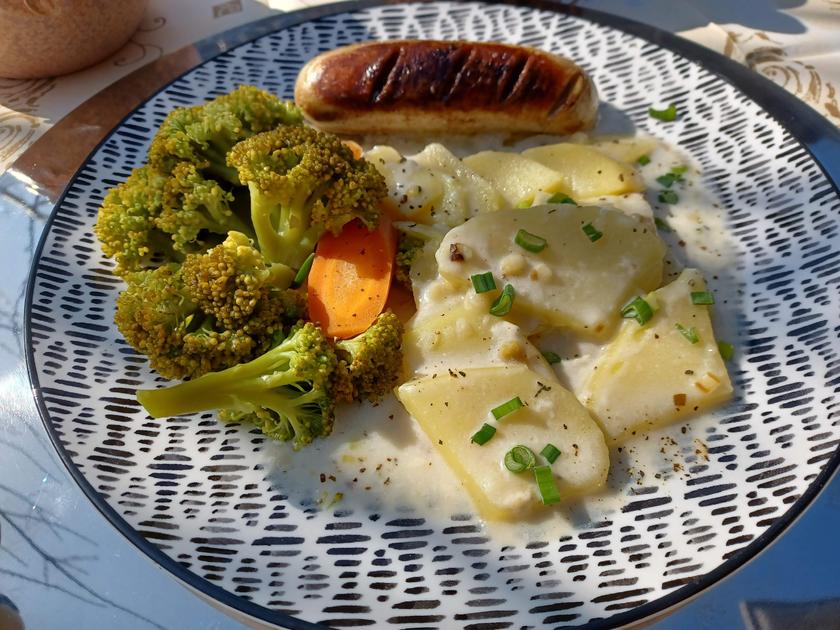 Rahmkartoffeln Passen zu Fisch, Bratwurst, Bouletten und Gemüse ...