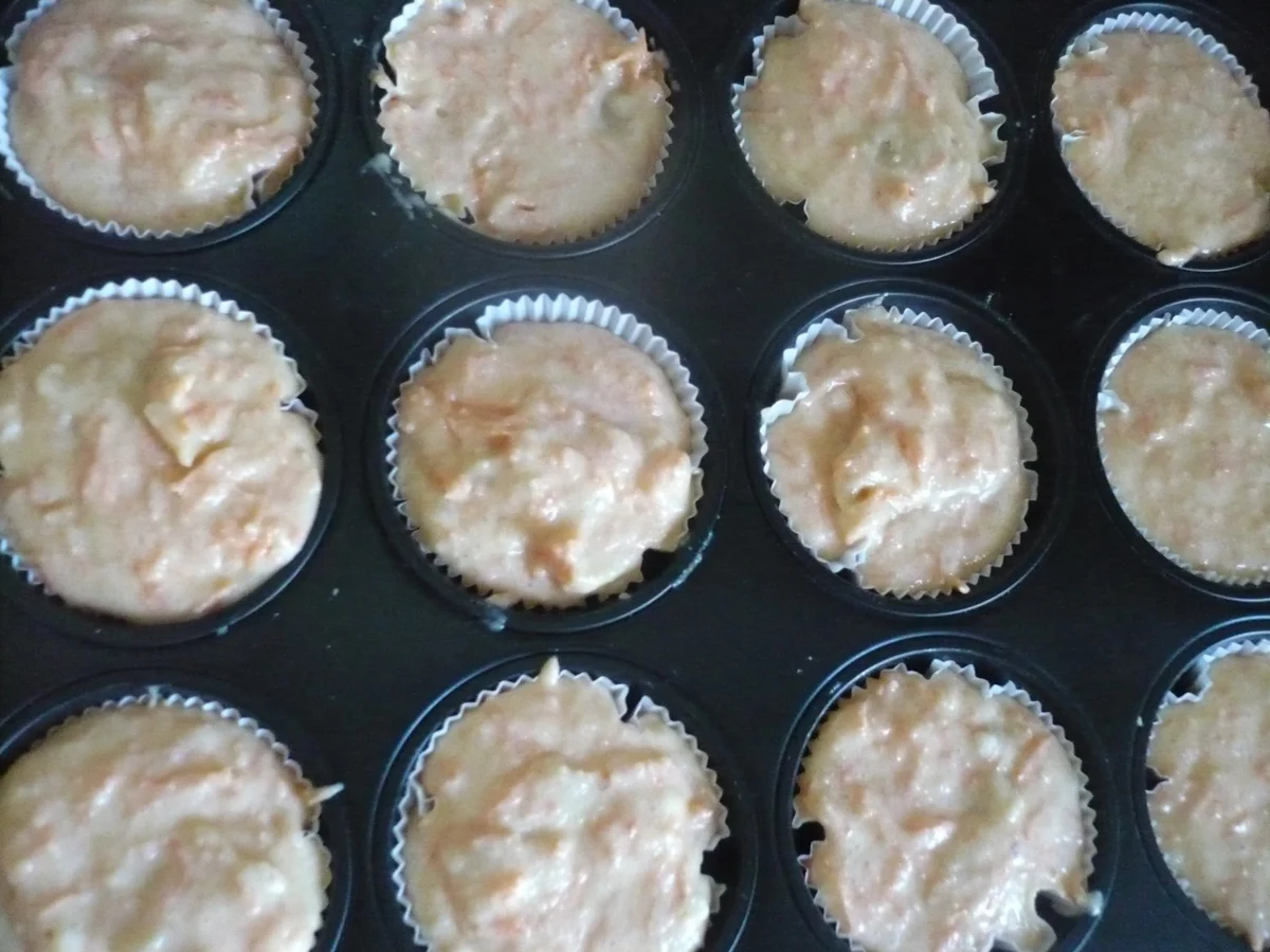 Rezept: Rübli - Marzipan - Muffins Bild Nr. 15641 Rübli - Marzipan - Muffins - Rezept - Bild Nr. 15641