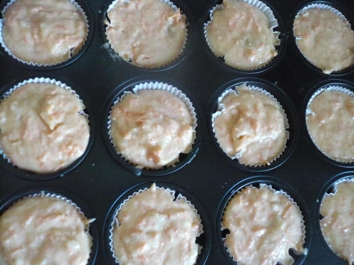 Rübli Marzipan Muffins - einfach - von rollimops