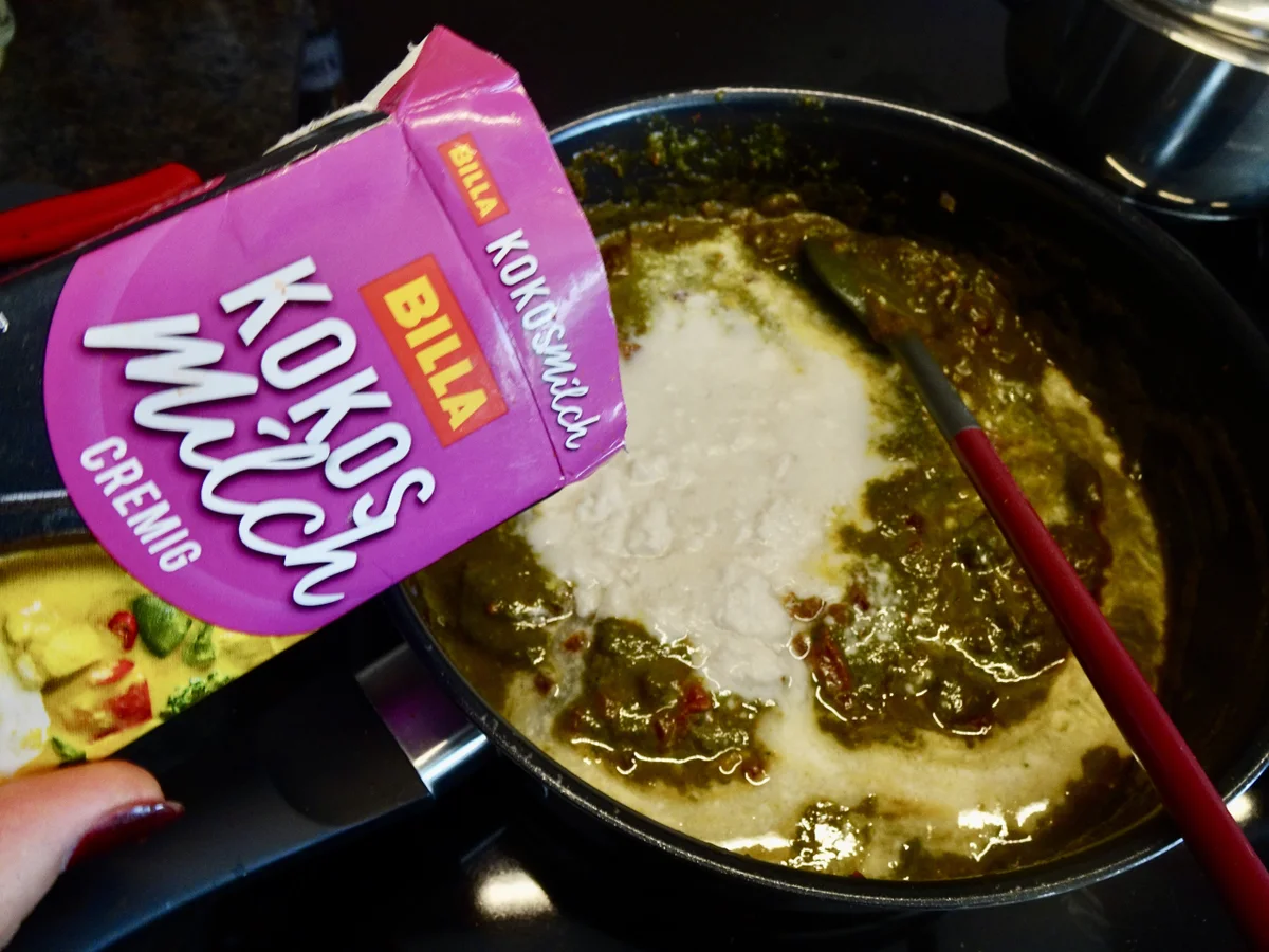 Rezept: Kokos Curry Pfanne mit Kichererbsen Bild Nr. 15644 Kokos Curry Pfanne mit Kichererbsen - Rezept - Bild Nr. 15644