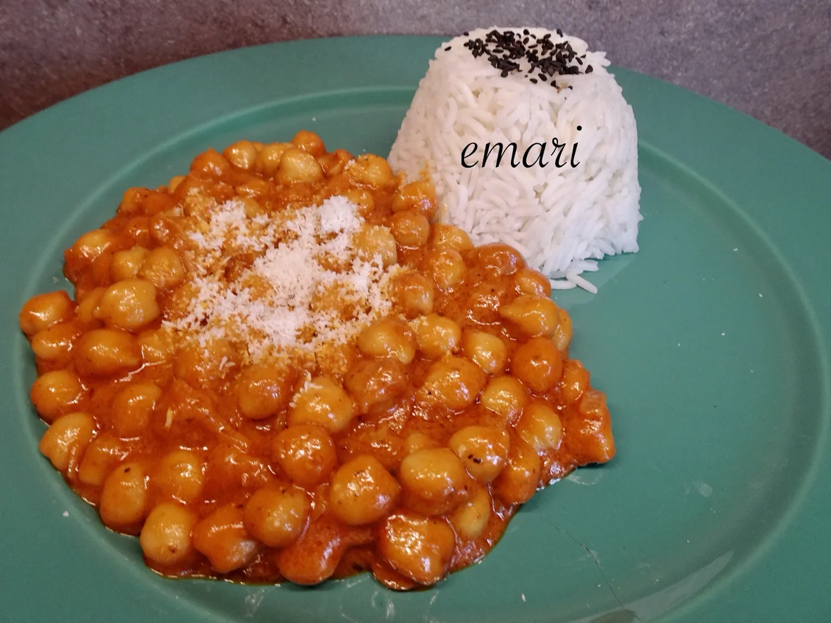 Rezept: Kokos Curry Pfanne mit Kichererbsen Bild Nr. 15655 Kokos Curry Pfanne mit Kichererbsen - Rezept - Bild Nr. 15655