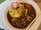 Rindfleischwok mit Gemüse und Bratreis mit Ei und Gemüse - Rezept - Bild Nr. 15640